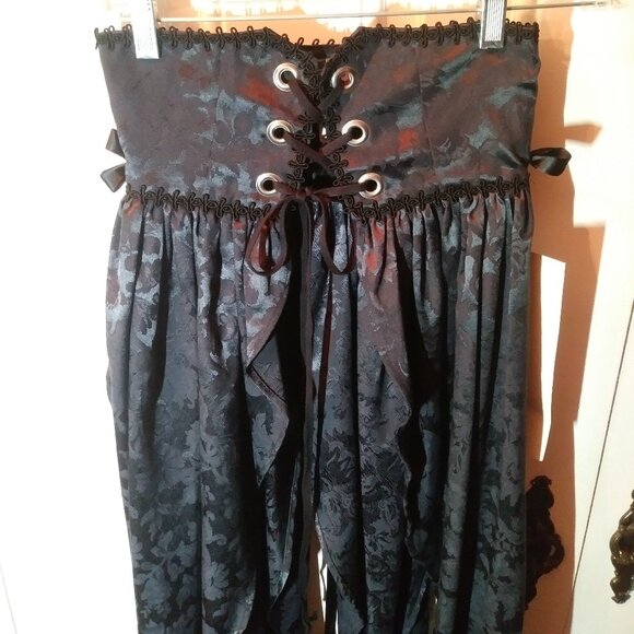 Vintage Jeannie Nitro With Tag Brocade Skirt, Pointy Witchy Goth Vampire Small - Picture 5 of 16